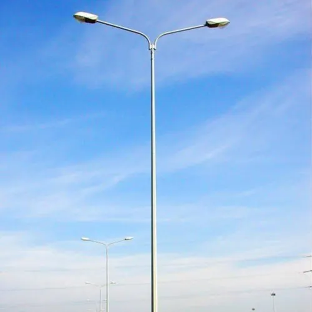 Double Swan Neck Street Pole Manufacturer in Maharashtra, Gujarat, India